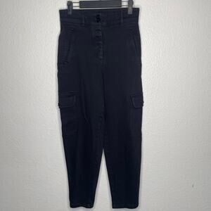 Wilfred Free Aritzia Womens Pants Size 6 Black Cargo Style High Rise Casual